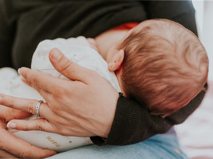 Mother breastfeeding her baby