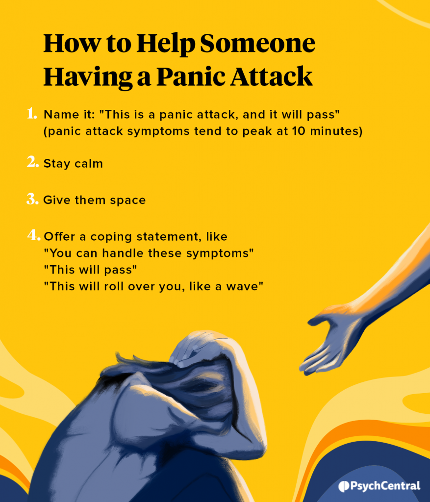 How To Help Someone Having A Panic Attack 4 Steps Psych Central 